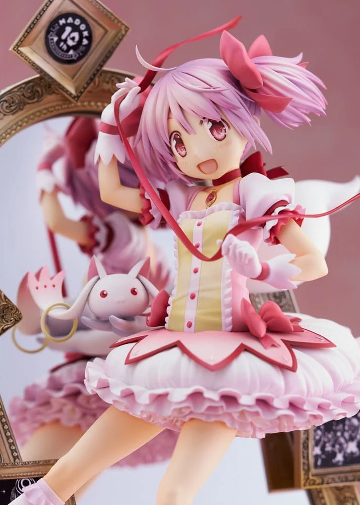 Puella Magi Madoka Magica Statue 1/7 Madoka Kaname 10th Anniversary Ver. 25 cm - Caixa Danificada